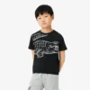 T-shirt de algodão estampada