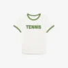 T-shirt de algodão estampada