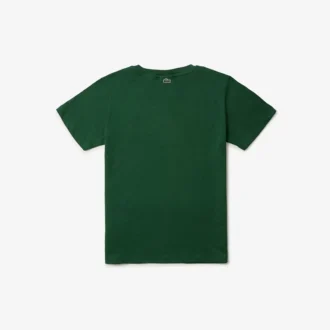 T-shirt de algodão estampada