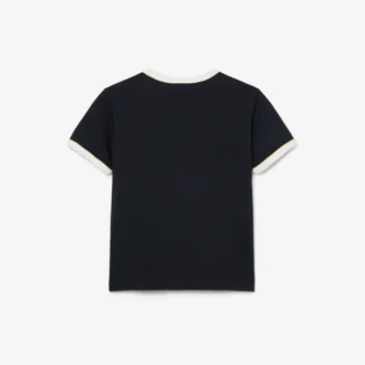 T-shirt de algodão estampada