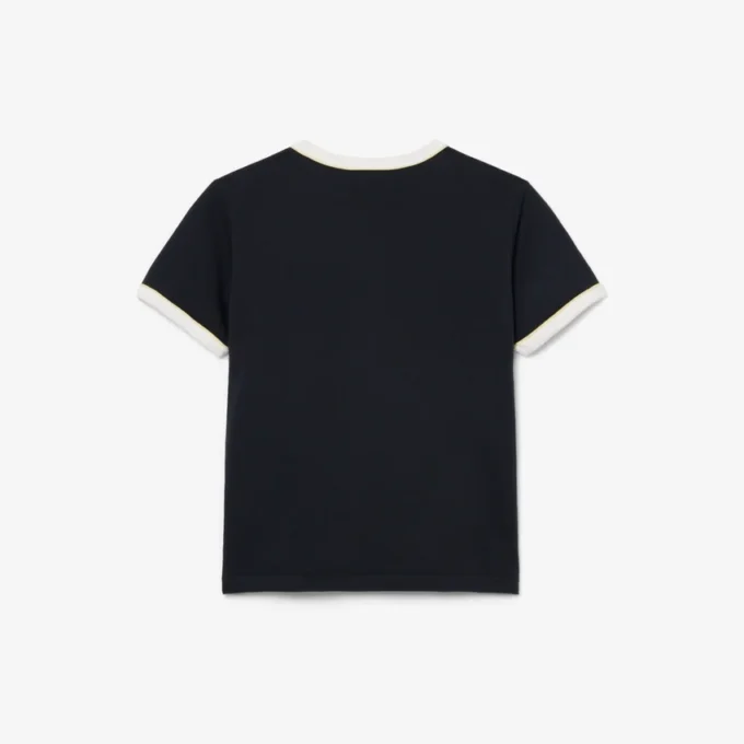T-shirt de algodão estampada