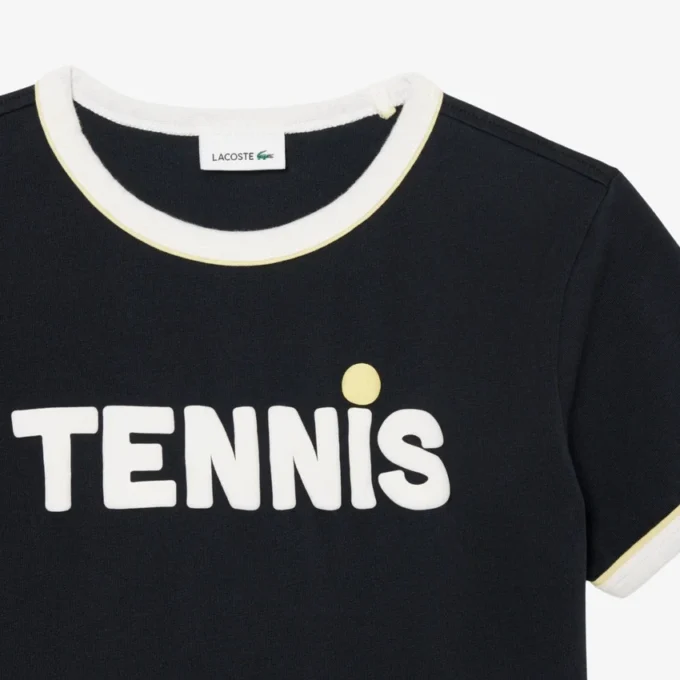 T-shirt de algodão estampada