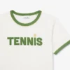 T-shirt de algodão estampada