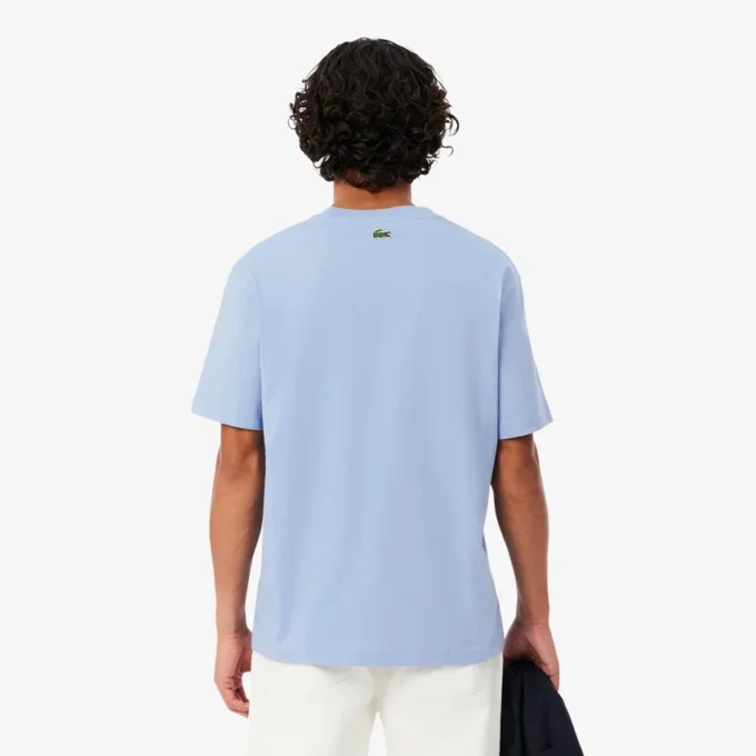 T-shirt de algodão estampada