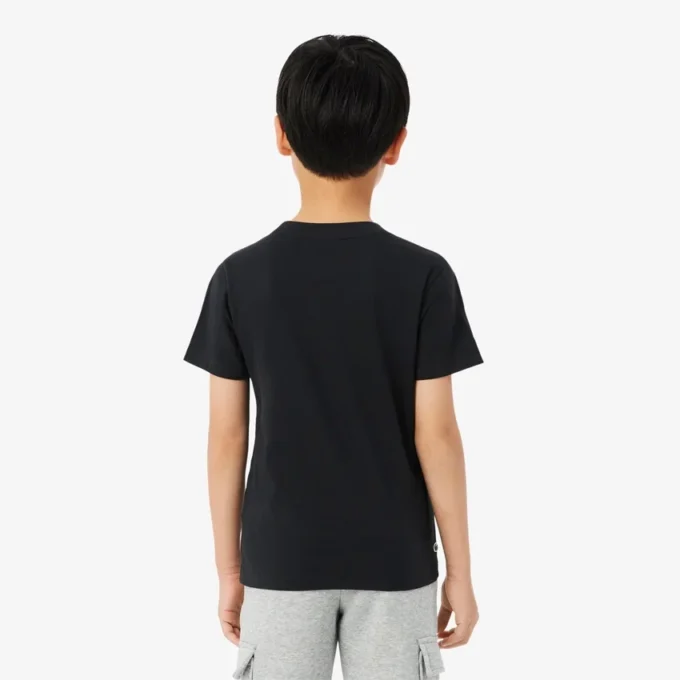 T-shirt de algodão estampada