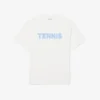 T-shirt de algodão estampada