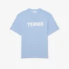T-shirt de algodão estampada
