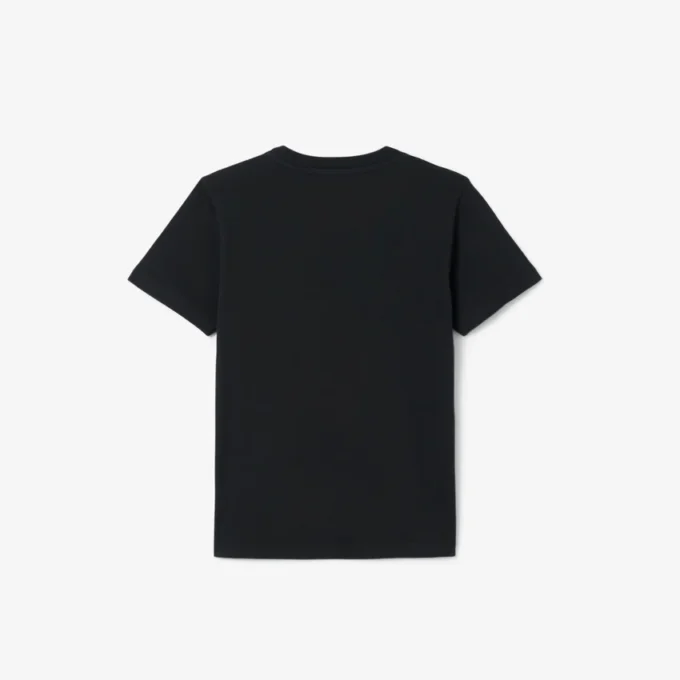 T-shirt de algodão estampada