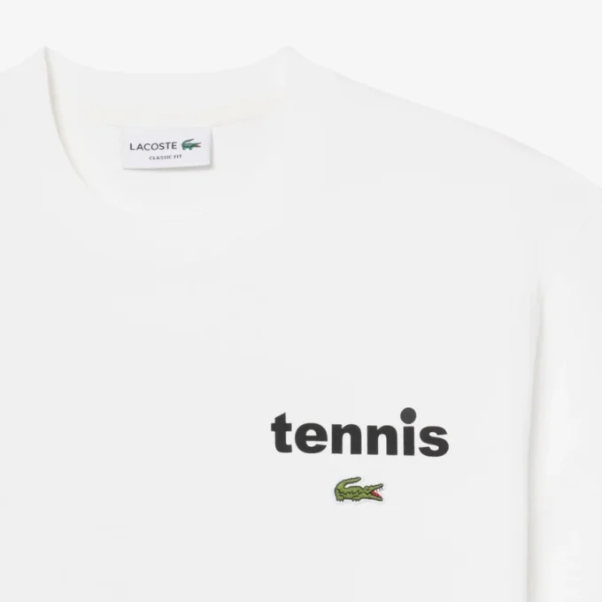 T-shirt de algodão estampada