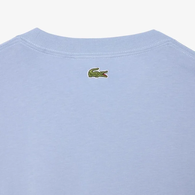 T-shirt de algodão estampada