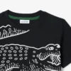 T-shirt de algodão estampada