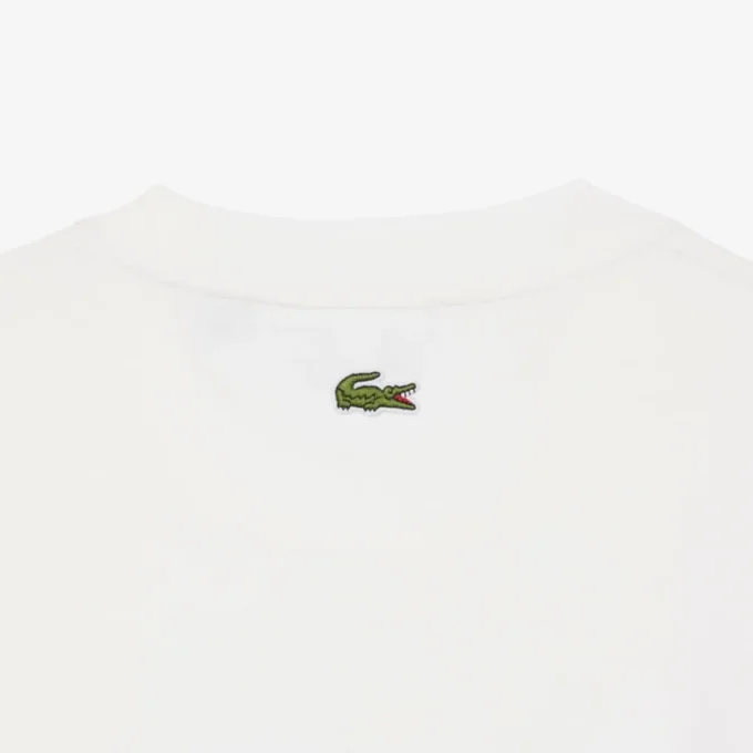 T-shirt de algodão estampada