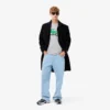 T-shirt de algodão estampada para homem