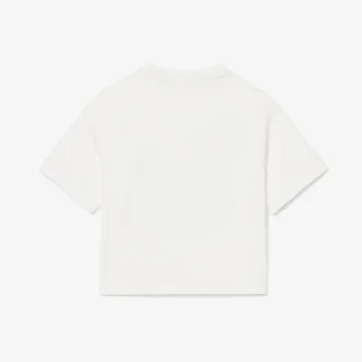 T-shirt de algodão estampada para meninas