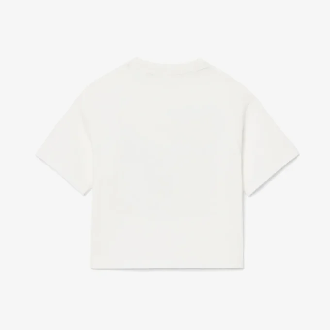 T-shirt de algodão estampada para meninas