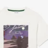 T-shirt de algodão estampada para meninas