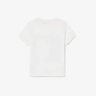 T-shirt de algodão estampada para rapaz