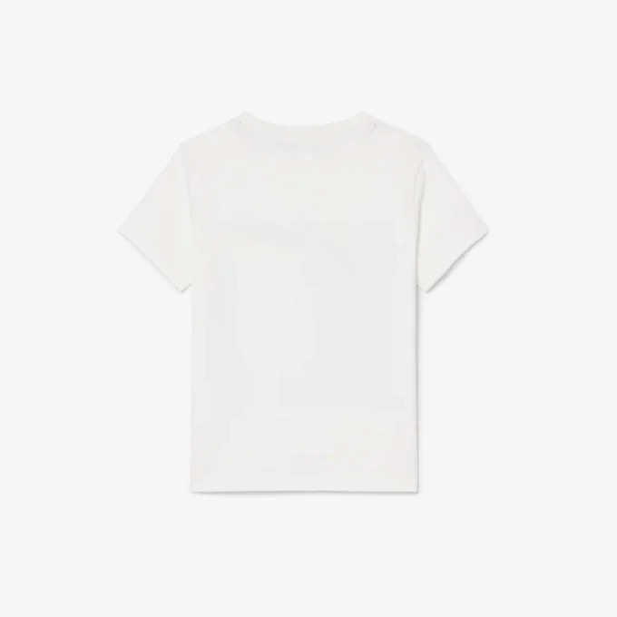 T-shirt de algodão estampada para rapaz