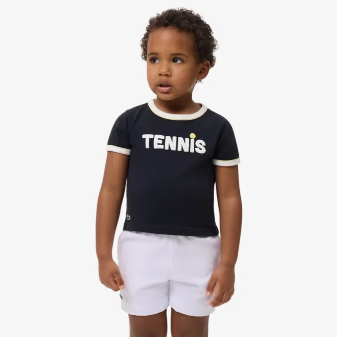 T-shirt de algodão estampado
