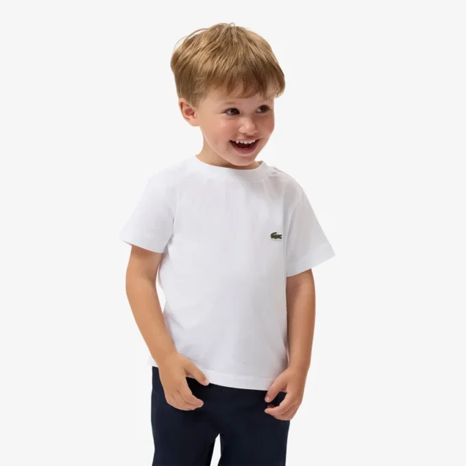 T-shirt de algodão para criança