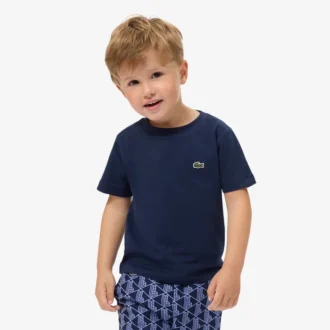 T-shirt de algodão para criança