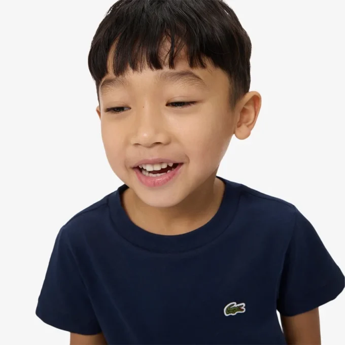 T-shirt de algodão para criança