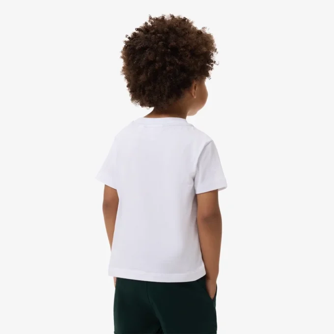T-shirt de algodão para criança
