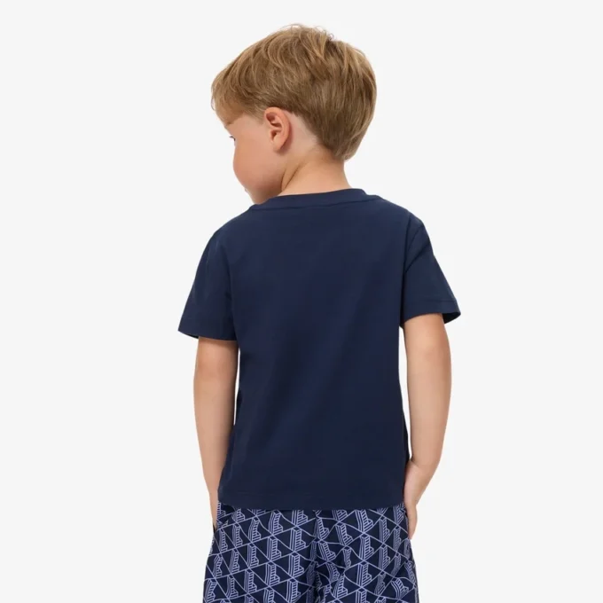 T-shirt de algodão para criança