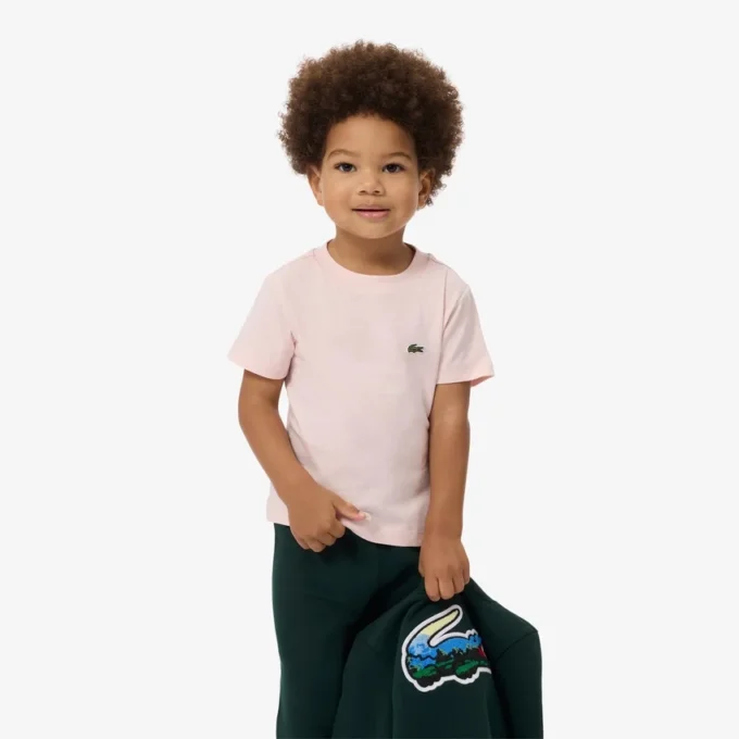 T-shirt de algodão para criança