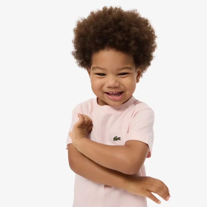 T-shirt de algodão para criança