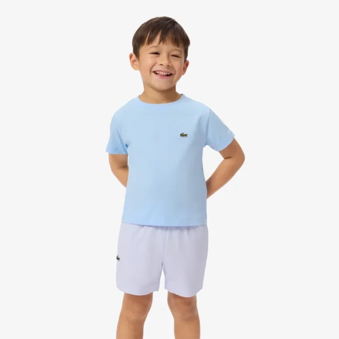 T-shirt de algodão para criança