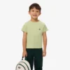 T-shirt de algodão para criança