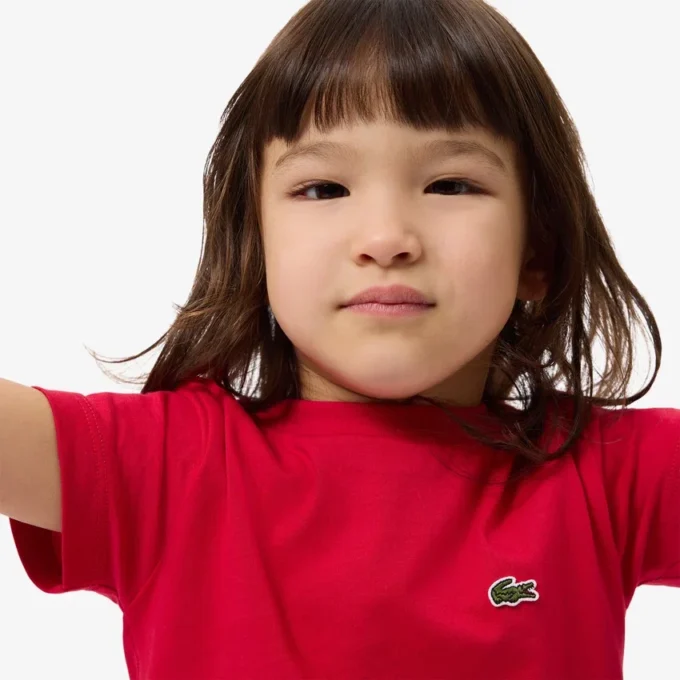 T-shirt de algodão para criança