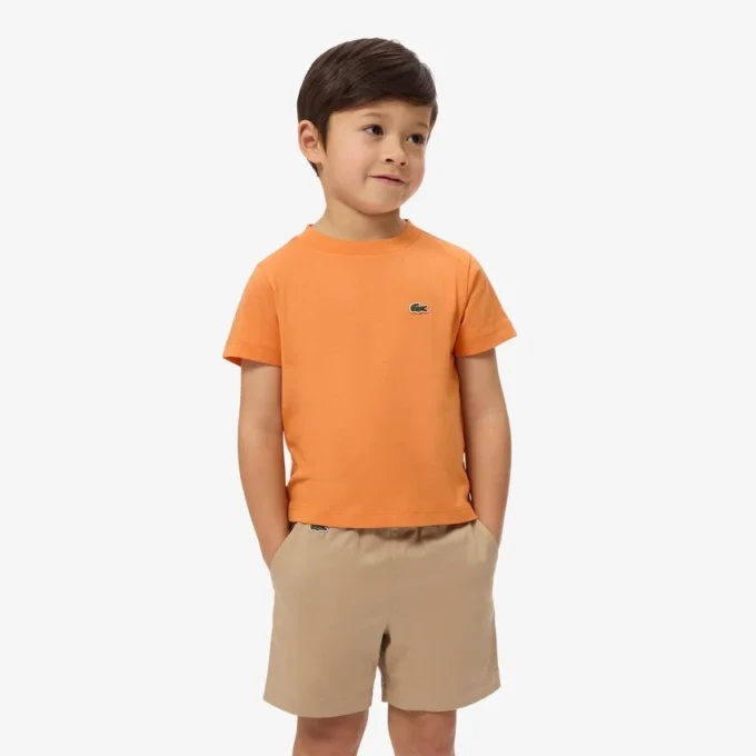 T-shirt de algodão para criança
