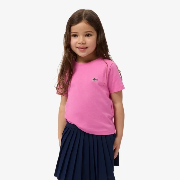 T-shirt de algodão para criança