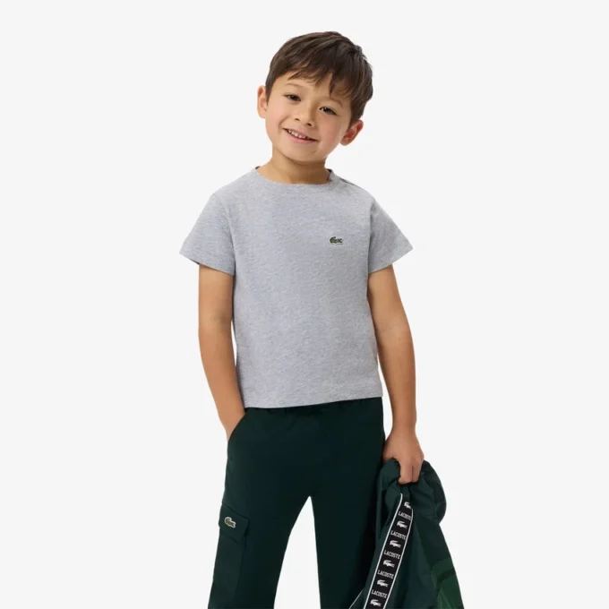 T-shirt de algodão para criança