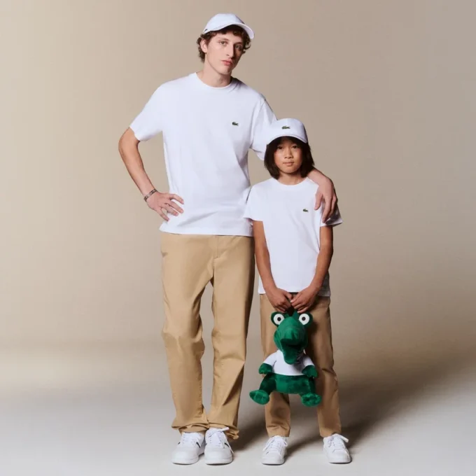 T-shirt de algodão para criança