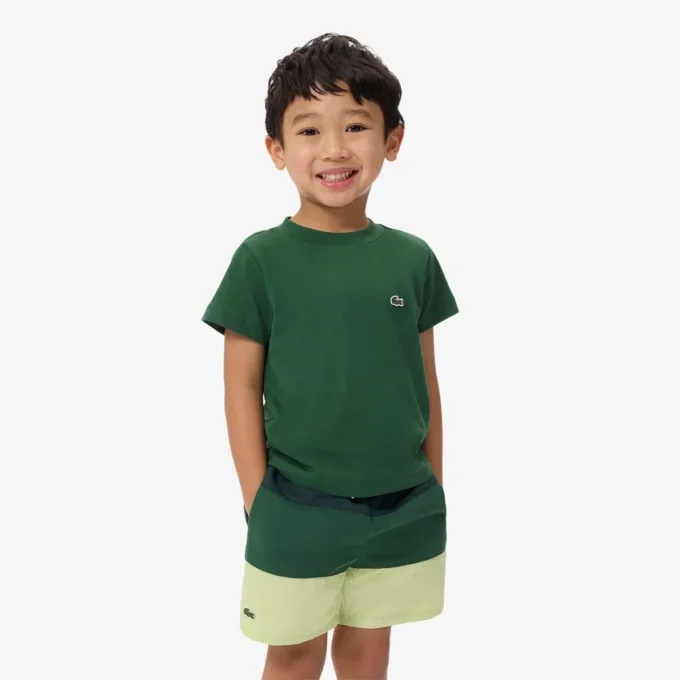 T-shirt de algodão para criança