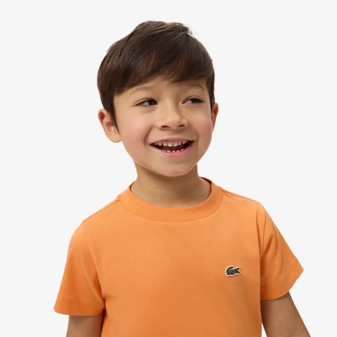 T-shirt de algodão para criança