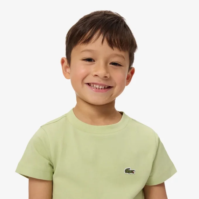 T-shirt de algodão para criança