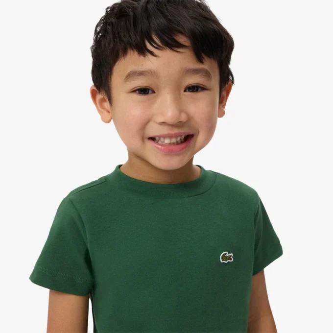 T-shirt de algodão para criança
