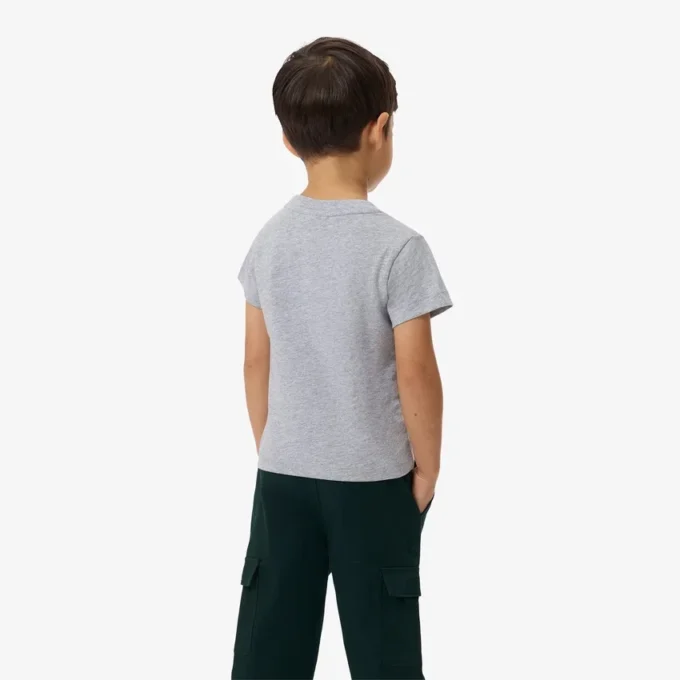 T-shirt de algodão para criança