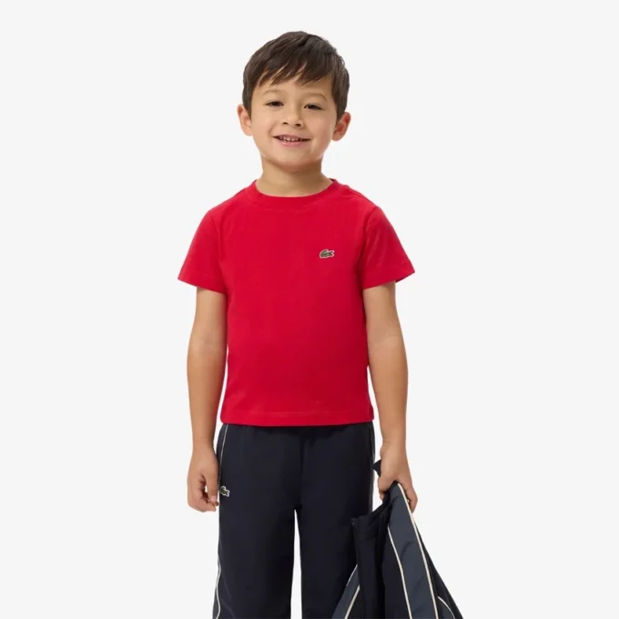 T-shirt de algodão para criança