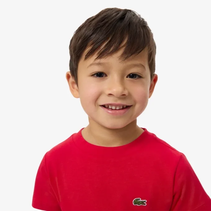 T-shirt de algodão para criança
