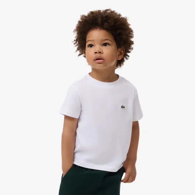 T-shirt de algodão para criança