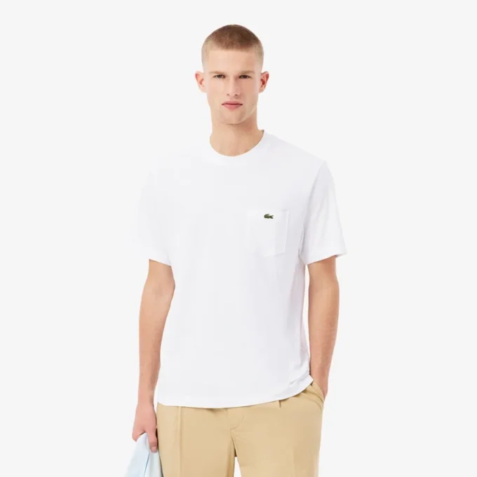 T-shirt de algodão para homem