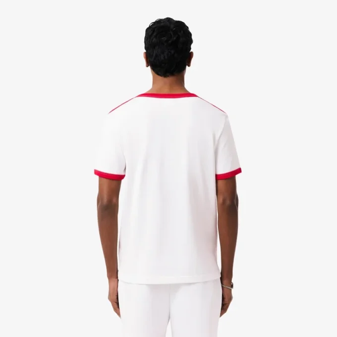 T-shirt de algodão pesado com detalhe de bolso