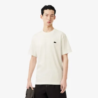T-shirt de algodão pesado estampada