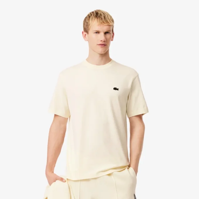 T-shirt de algodão pesado estampada