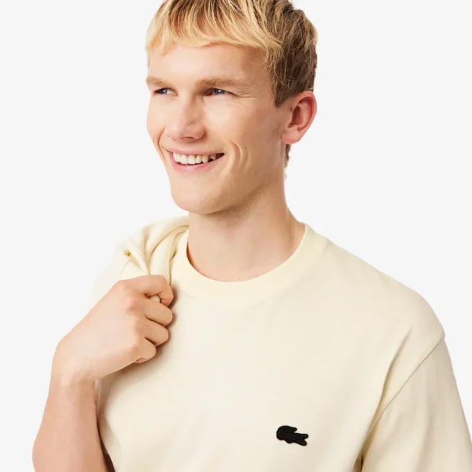 T-shirt de algodão pesado estampada